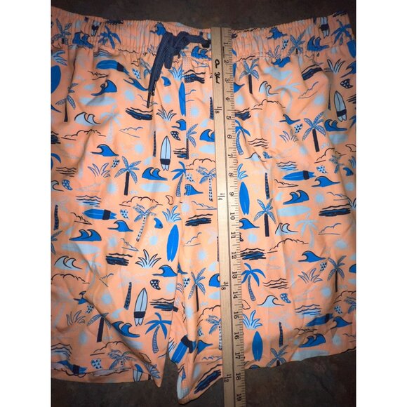 ONeill Mens Surf‎ Print Swim Trunks,  Orange & Blue - Size XXL - Picture 4 of 9